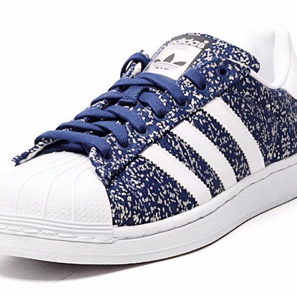 Adidas SUPERSTAR Series, Men Sneakers- Oxford Blue/Bright White- S85980- Sz:10 - Picture 11 of 11